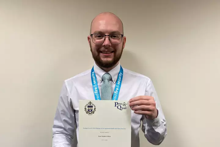 Our Compliance Manager Ryan Clifton completes his Level 6 NVQ